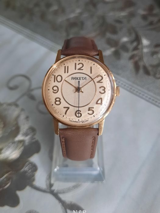 Позолоченные часы Ракета-Ау10