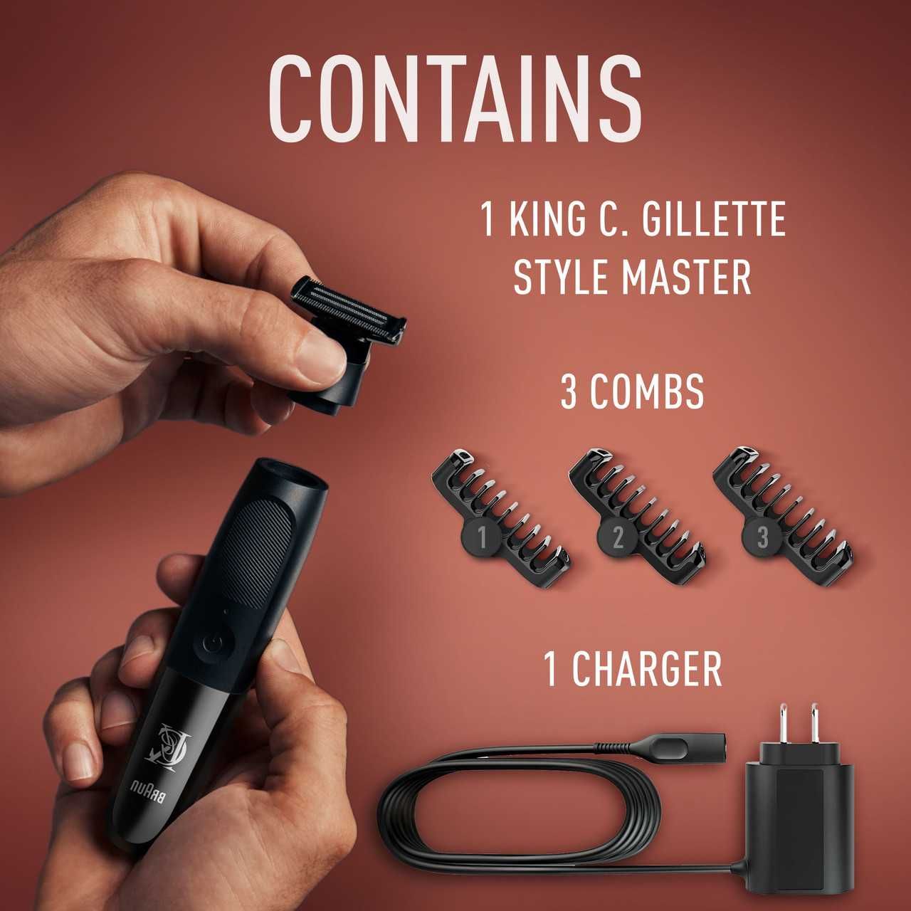 Тример за брада Braun King C. Gillette модел Style Master
