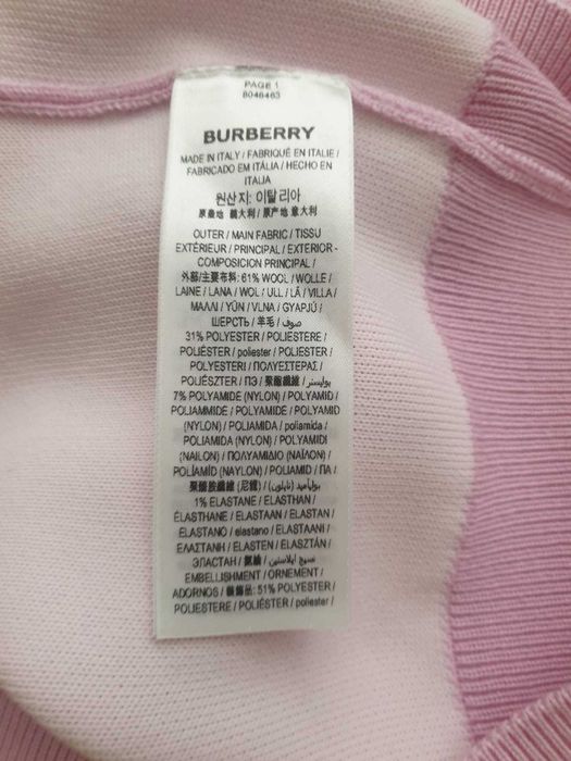 Луксозен пуловер от марка Burberry