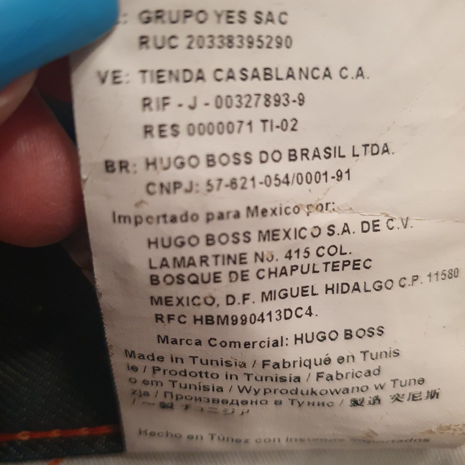 Hugo Boss mas 36/36