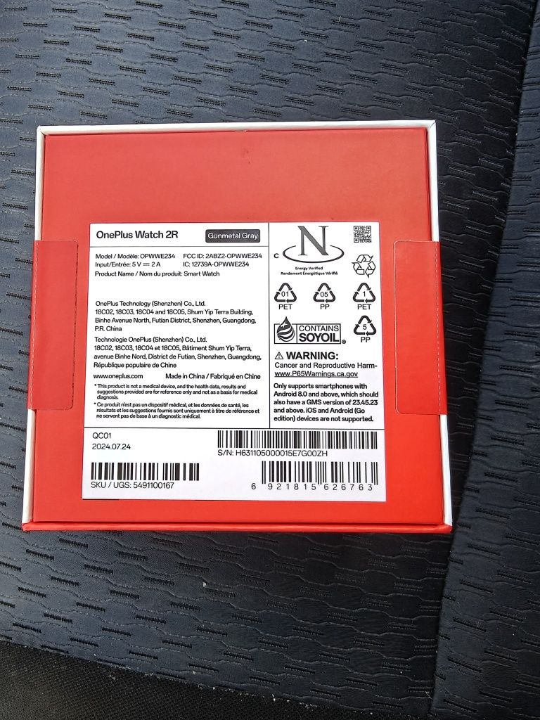 Часы OnePlus 2R global