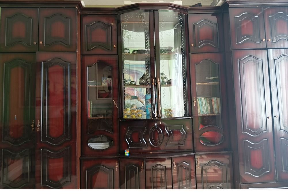 Мебель , Стенка ранги бордовый