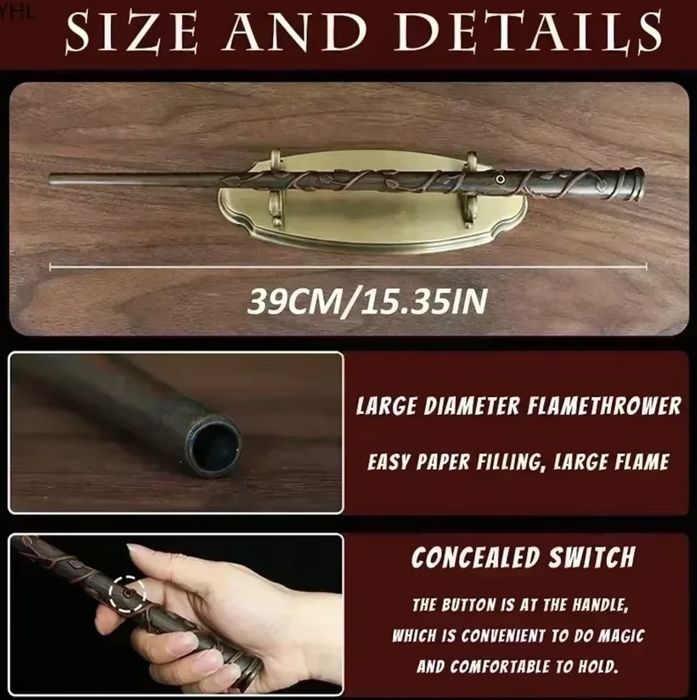 Огнедишаща магическа пръчка Хари Потър / Harry Potter изстрелваща огън