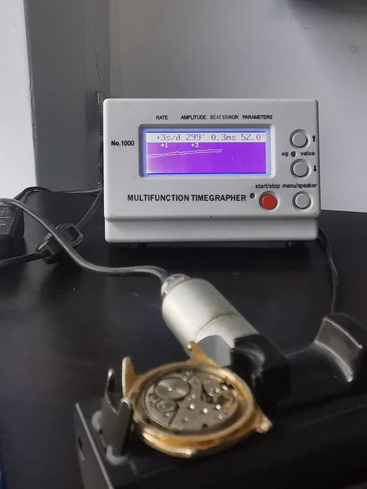 Ceas Pontiac Nageur -Întoarcere manuala -32 mm -Funcționează excelent