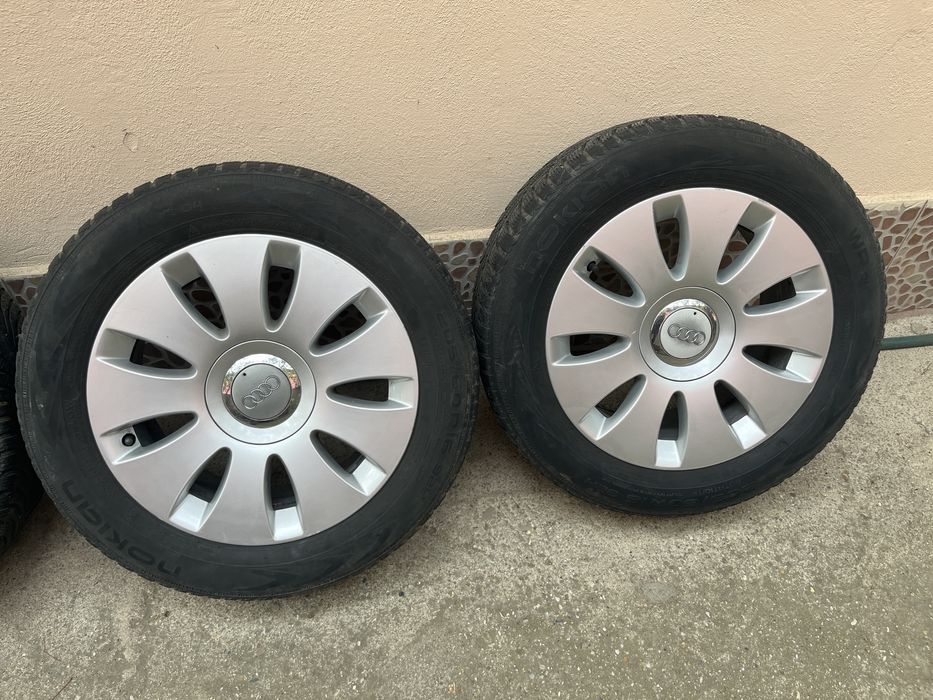 jante de aliaj Audi + cauciucuri iarnă
