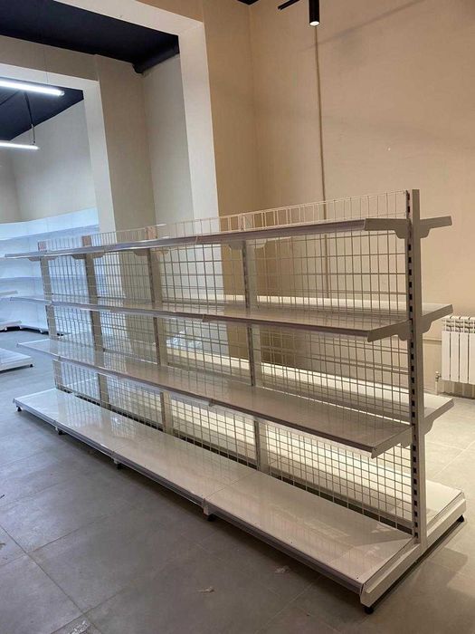 Стелажи торговое оборудование в большом ассортименте витрина островок