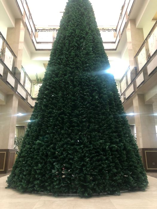 Ель новогодняя уличная каркасная