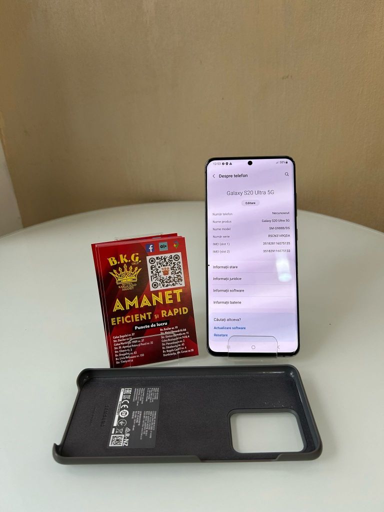 Samsung S20 Ultra 128gb Amanet BKG