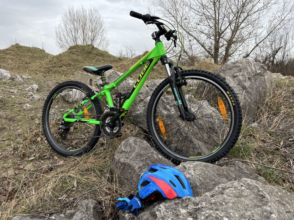 Bicicleta Cube Kid 24 + casca Cube (doar cu predare personala)
