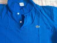 tricou Lacoste albastru summer polo