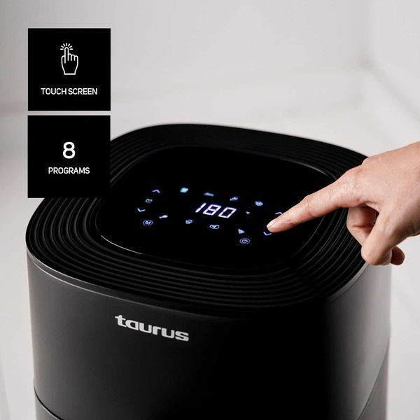 ПРОМО 2г Гаранция Фритюрник с Горещ Въздух Еър Фраер TAURUS 5.5л