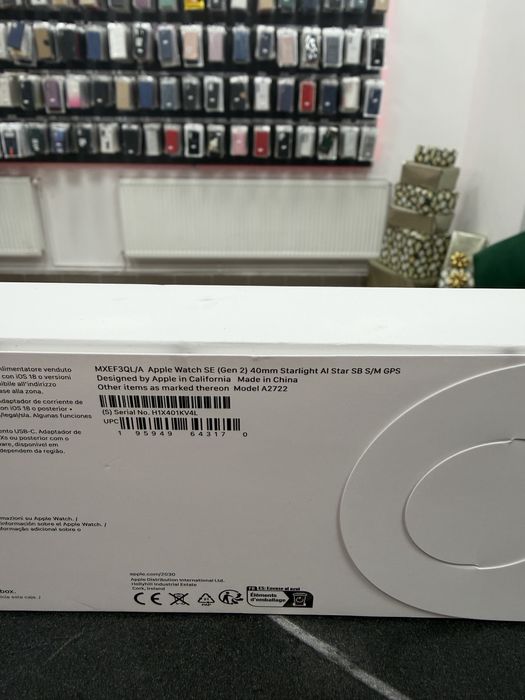 Apple Watch SE 2 - 40mm - Starlight - NOU - Sigilat! - 2 Ani Garantie!