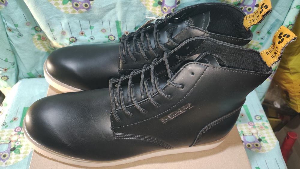 Леки и удобни мъжки боти от естествена кожа Bustagrip №45