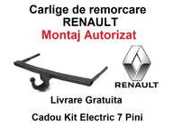 Carlig Remorcare RENAULT Fluence -Omologat RAR si EU -Montaj Autorizat