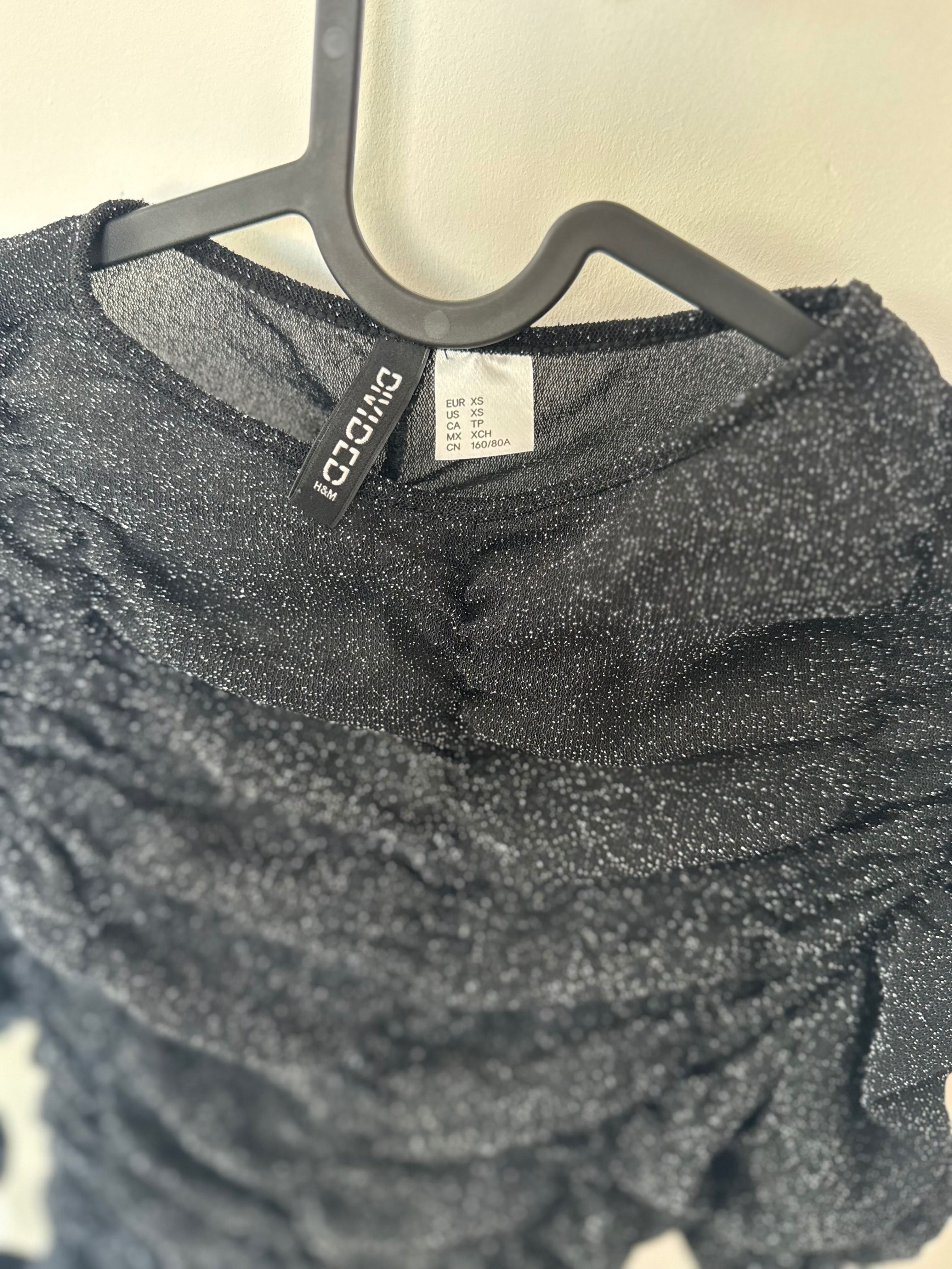 H&M Бляскава блуза
