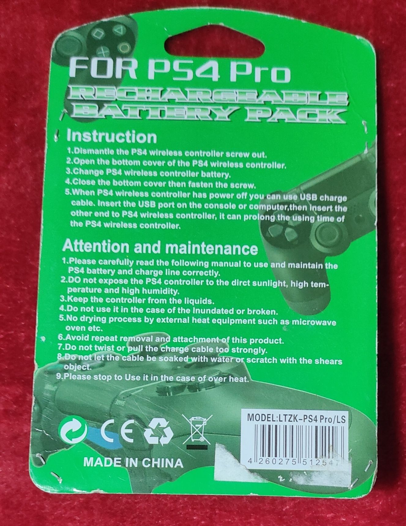 Vând baterie PS4 Pro