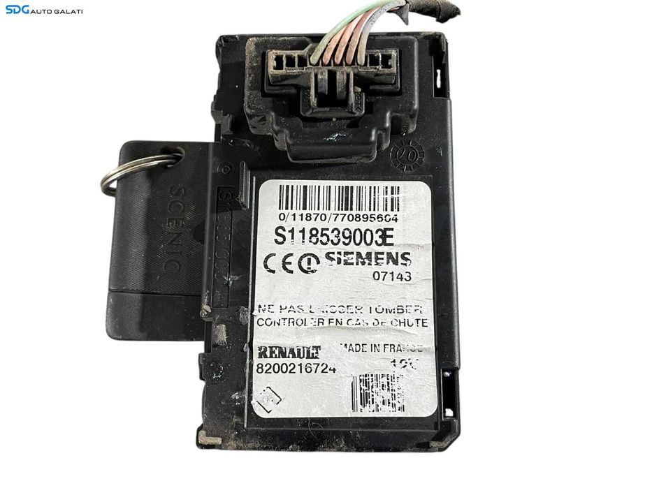Kit Pornire ECU Calculator Motor UCH Blocator Ax Volan Cititor Chei Cheie CIP Cartela Imobilizator Renault Scenic 2 1.5 dCi 2003 - 2009 Cod 8200804775 8200807626 8200604934 8200780005 [LR0065] [LR0066]