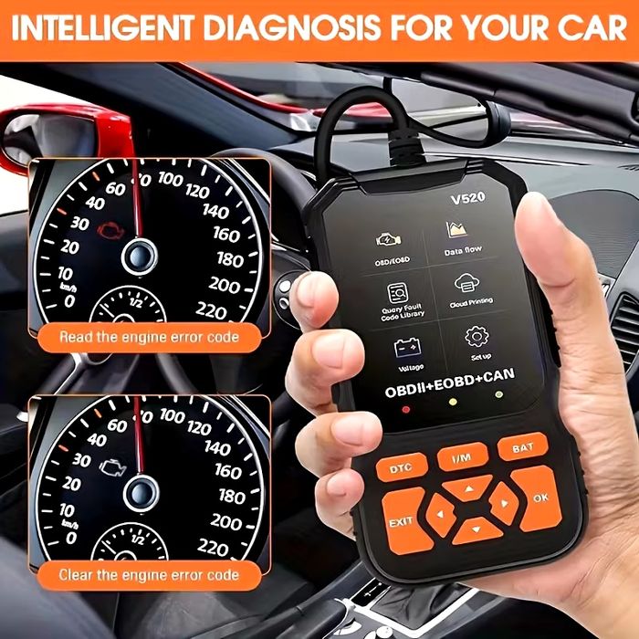 OBD2 Диагностичен Сканер за Автомобили