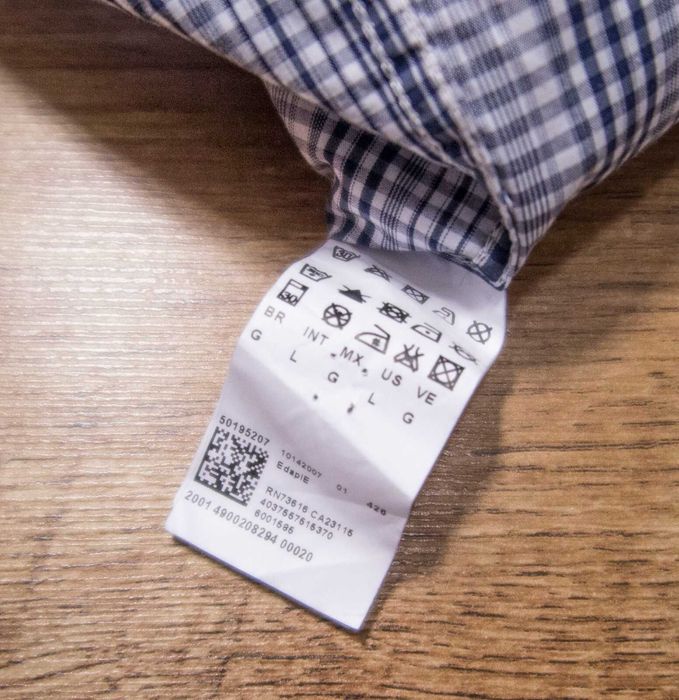 HUGO BOSS Оригинална мъжка риза размер L