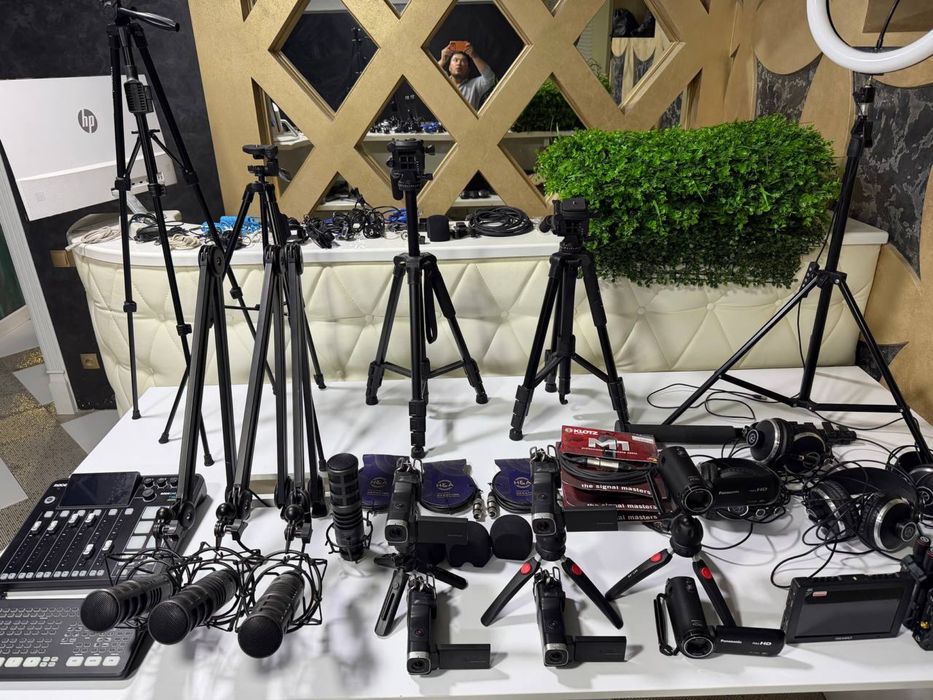 Продаётся полный комлект оборудования для  видеостудии подкаст-студии