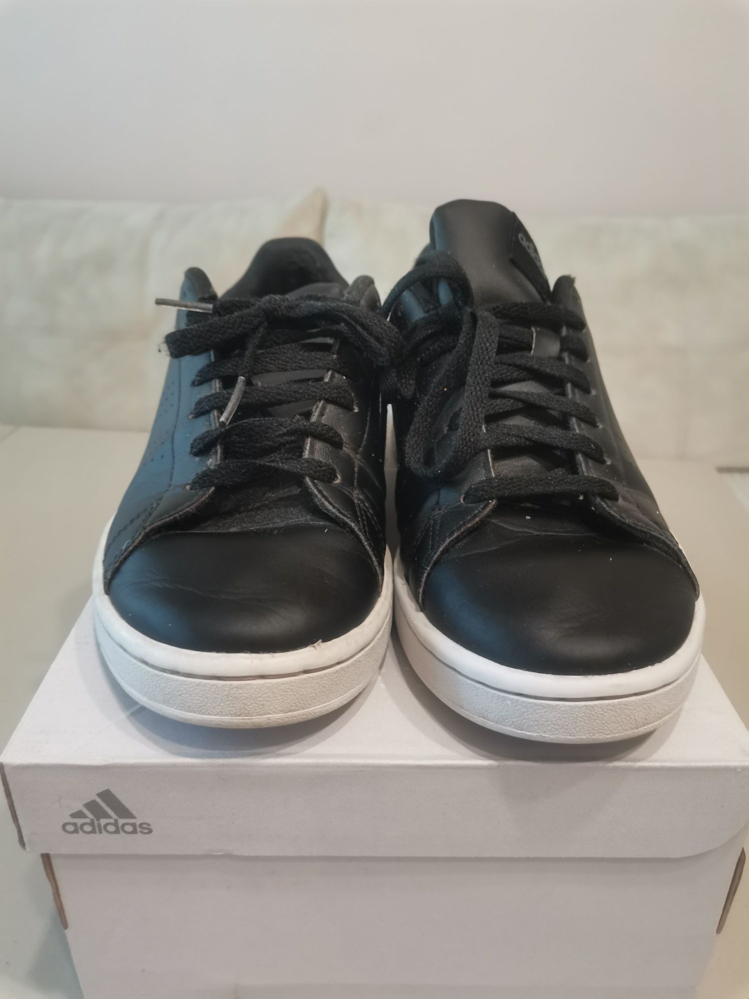 Кожени Мъжки маратонки ADIDAS ADVANTAG UK7 /EU 40 2/3 EU