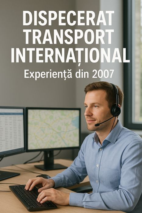 Dispecerat Transport Internațional–Remote–SRL Experiență din 2007