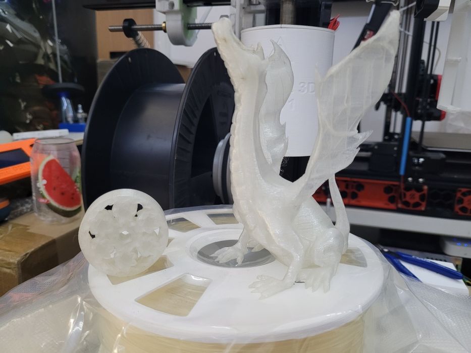 Rola Filament ABS, PET-G, PLA 1,75 Natural Alb Negru Pentru Imprimanta