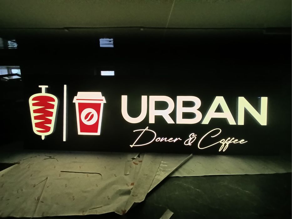 Наружная реклама световые короба лайтбокс вывески баннер таблички