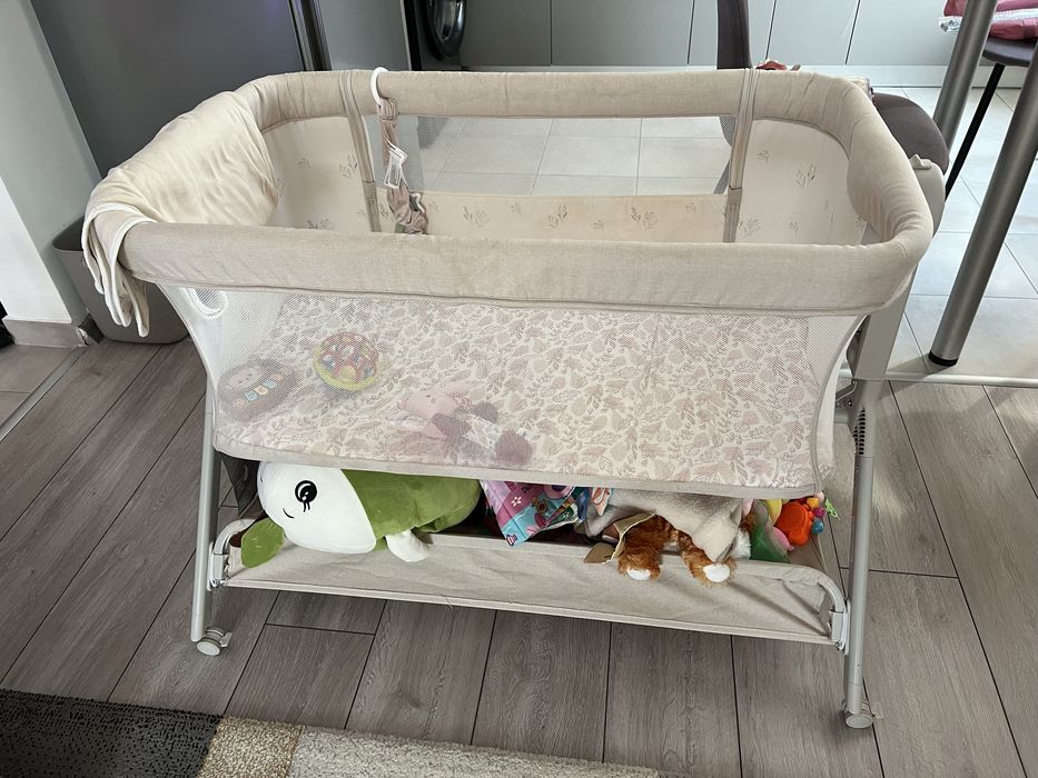 Patut pentru copii Lionelo - Leonie Plus - co-sleeper pliabil