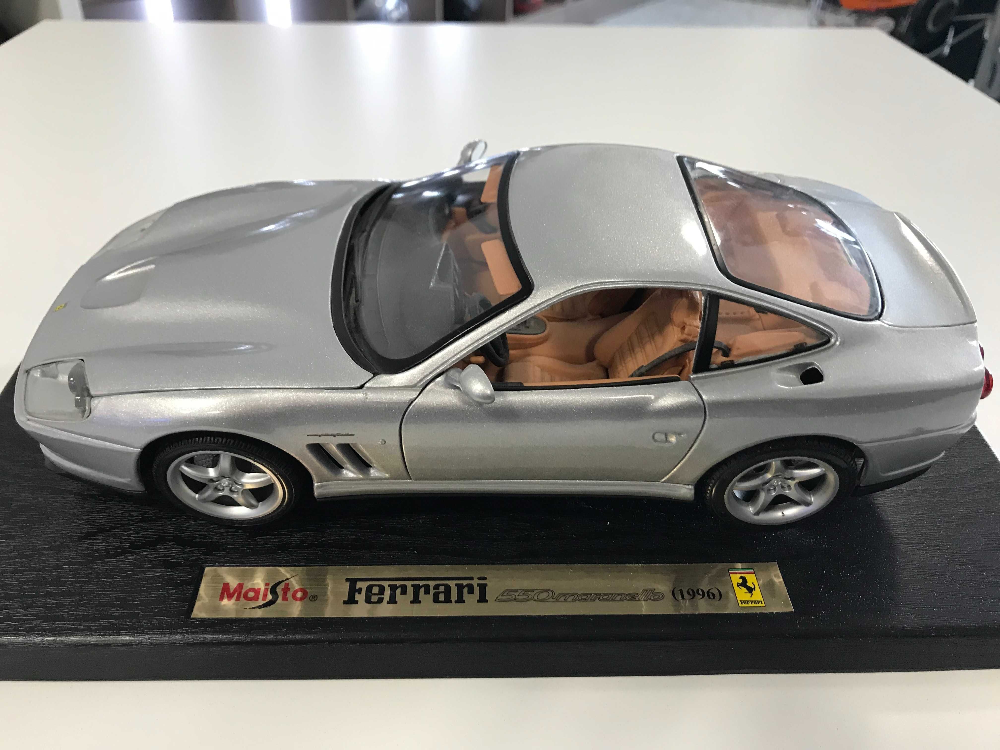 MAISTO метална колекционерска количка FERRARI MARANELLO 1996г.1:18 NEW