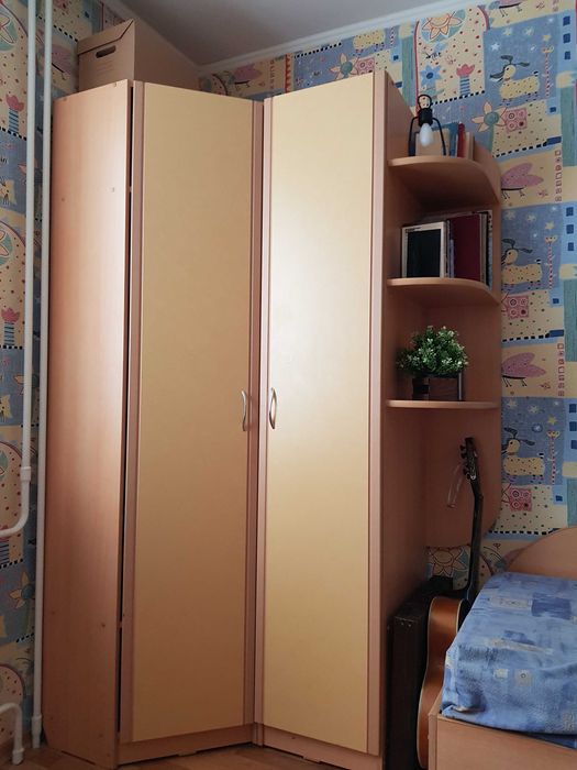 мебель для спальни/детской, шкаф угловой, компактный, вместительный