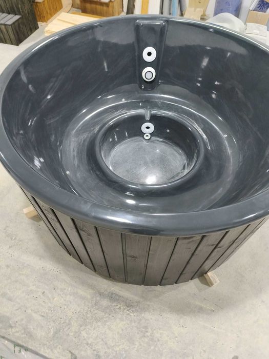 Ciubar fibra sticla diametru 2 m - soba exterioara inox 28kW