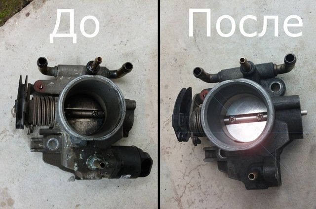 Чистка дроссельной заслонки
