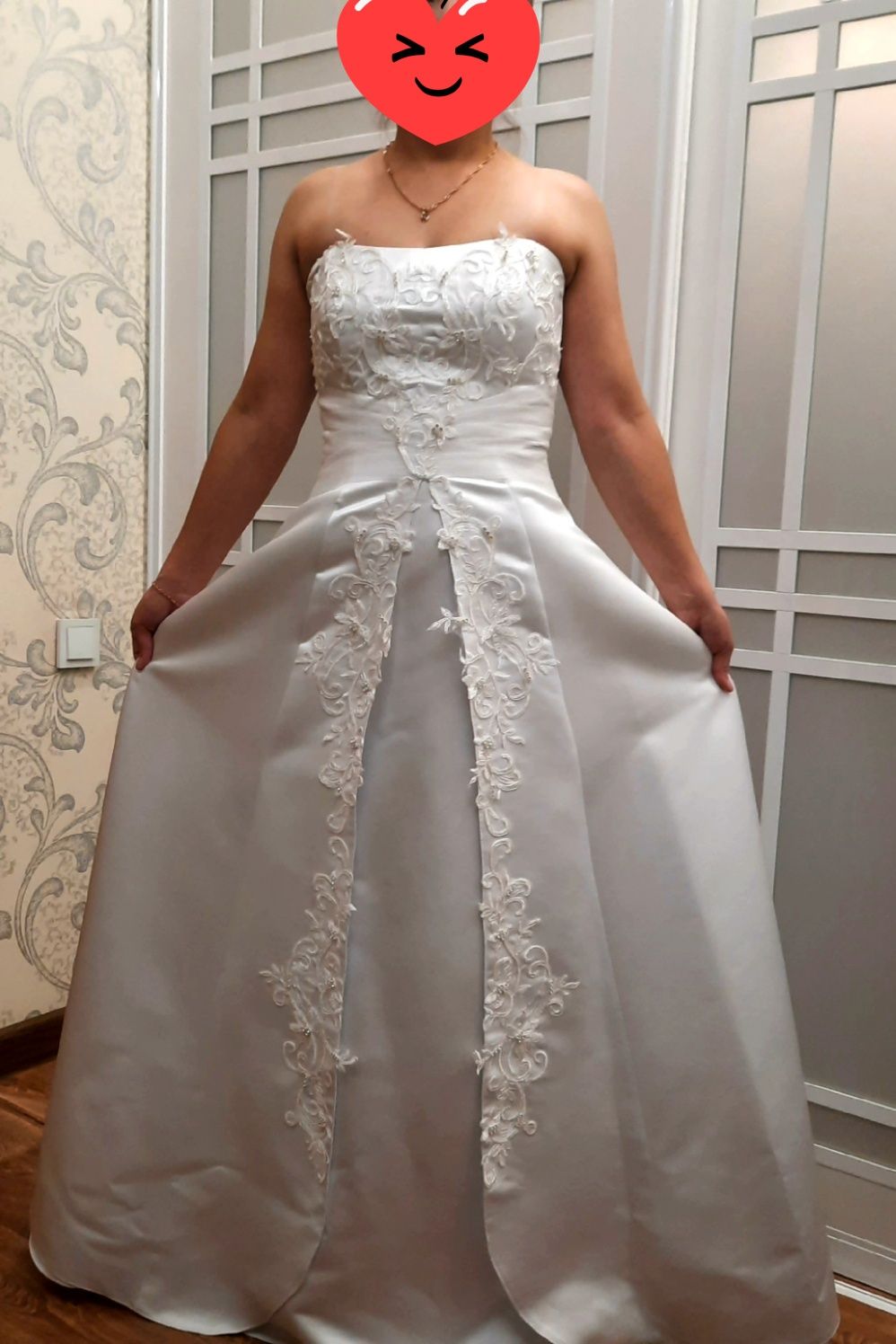 Свадебное платье КОРОЛЕВСКИЙ АТЛАС