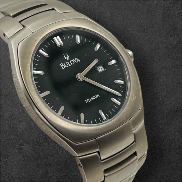 Bulova Titanium мъжки часовник нов с лепенките