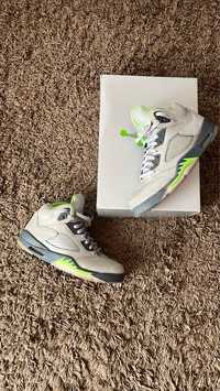 Jordan 5 green been