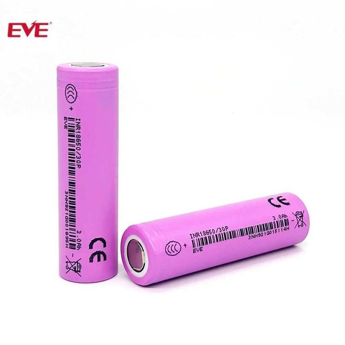 Батерия 18650 EVE 30P 3000mah 30А