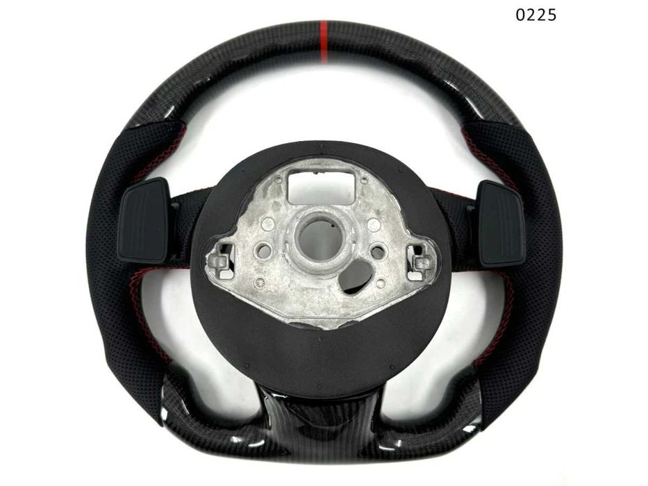 Volan sport ergonomic din carbon AUDI A3 A4 A5 A6 A7 A8 Q3 Q5 Q7