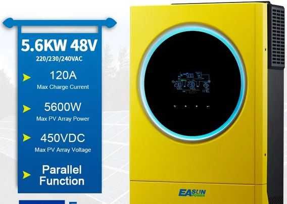Invertor solar hibrid Easun SV4 5,6 KW - NOU