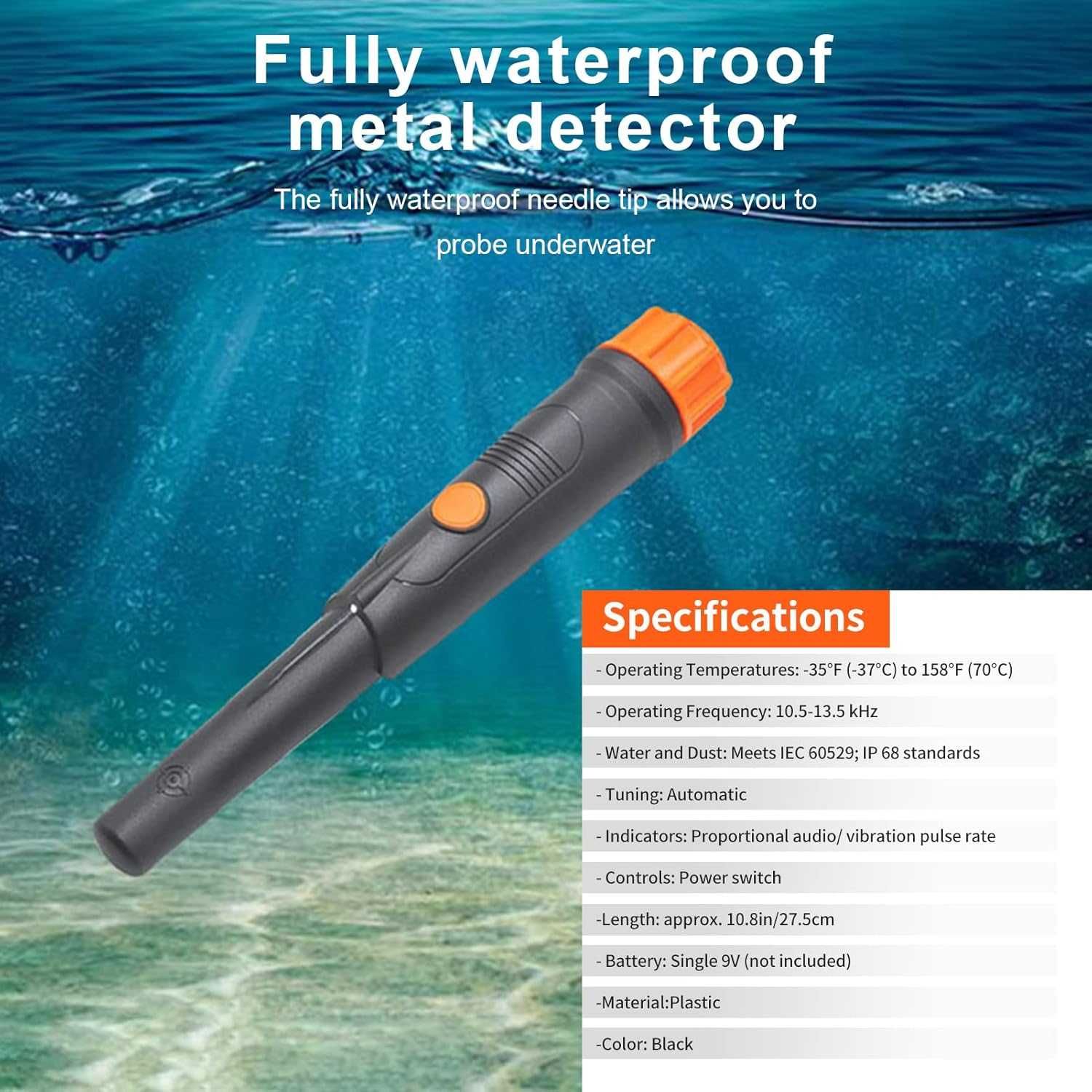Металотърсач, GP-Pointer SUNPOW Pinpointer, IP68