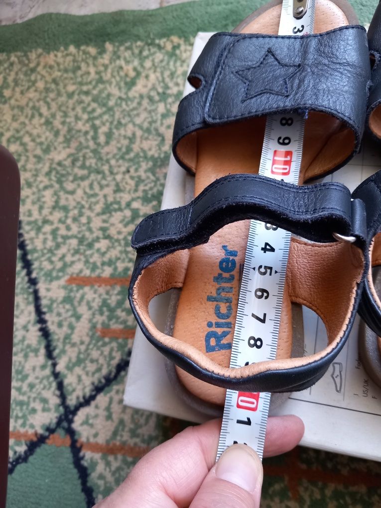 Richter кожени сандалки за момченце, 32 номер, стелка 20 см