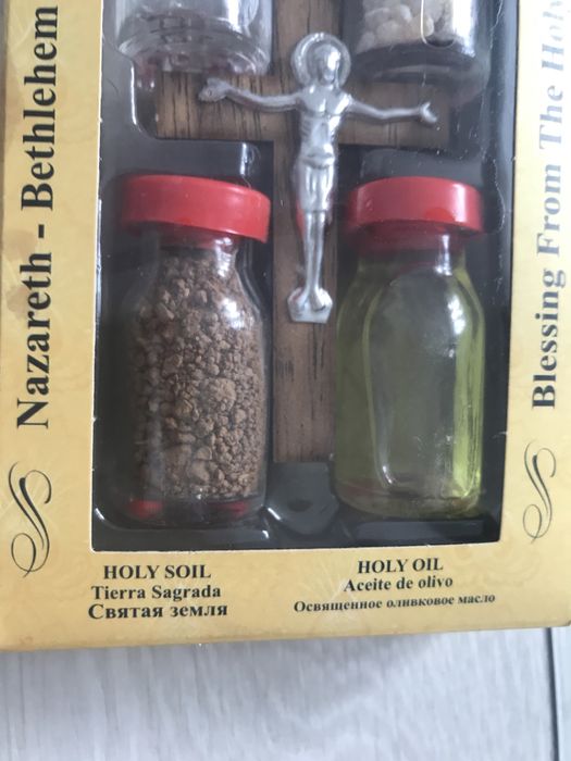 Set 4 elemente sfinte de la Biserica Sfantul Mormant din Ierusalim