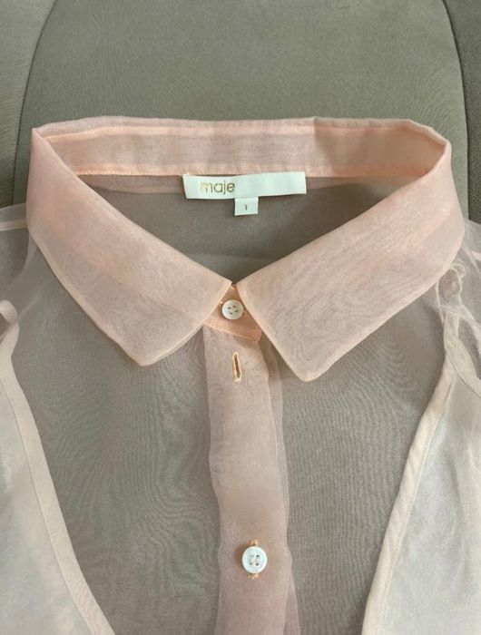 Блуза от бренда Mage из органзы, разм Xs-S