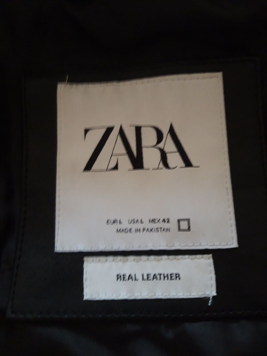 Кожаная куртка от Zara