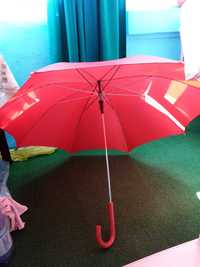 Vand umbrela de ploaie pentru barbati, culoare rosie