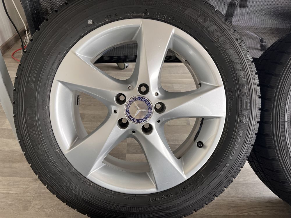 Оригинални джанти 17 цола 5х112 за Мерцедес/Mercedes с гуми 225/55/17C