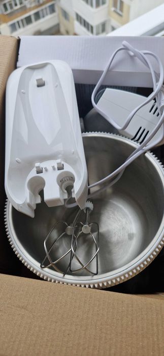 Ръчен миксер Tefal Quick Mix HT312138, 300W, 5 скорости