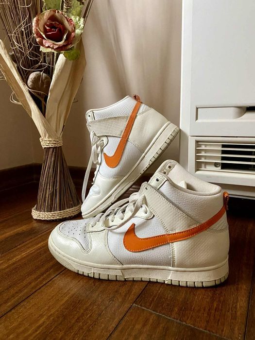 Nike Air Force Dunk High Orange- дамски