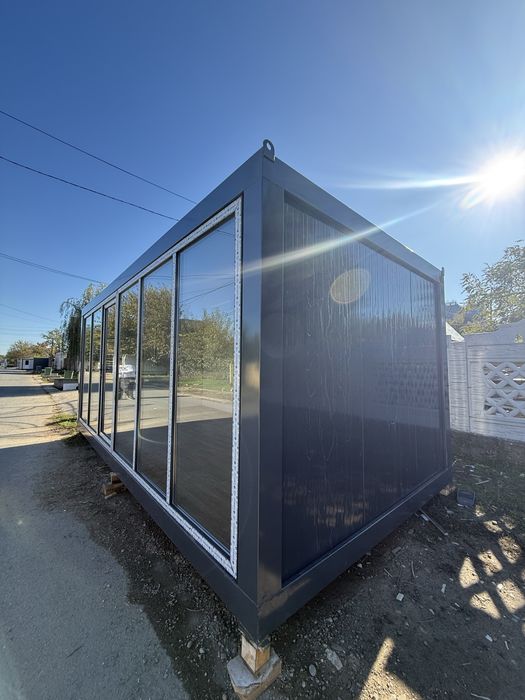 Vand containere modulare gri antracit vitrina