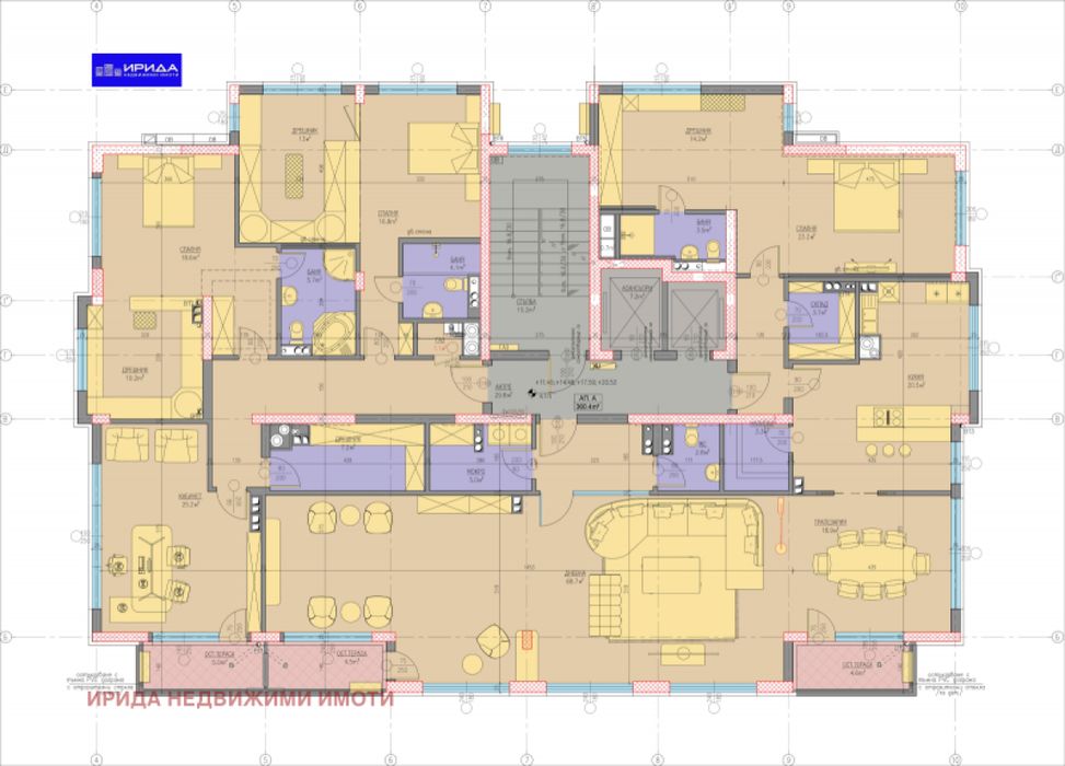 Продава се Многостаен апартамент в София, Кръстова вада - 413 кв.м за 2563 €/кв.м - Снимка #7